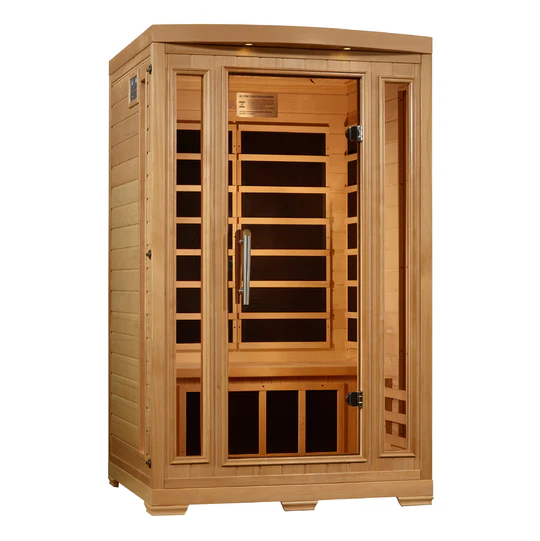 Pro 6 Amanda Near Zero EMF Far Infrared Sauna Tinted Glass 2 Person
