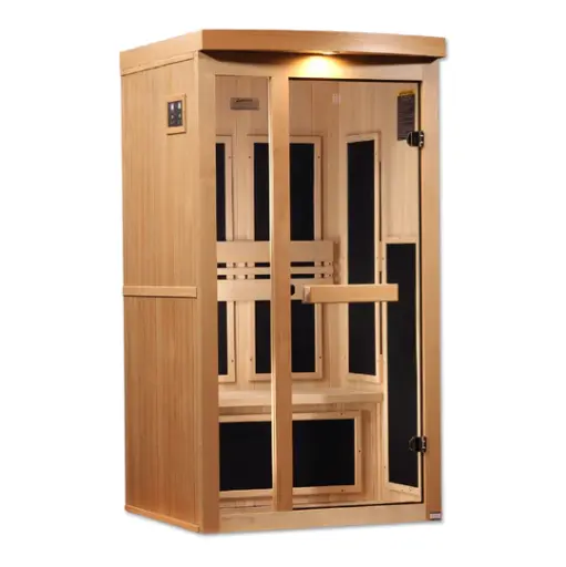 [P6-5210-01] Pro 6 P6-5210-01 Near Zero EMF Far Infrared Sauna Clear Glass 1-2 Person